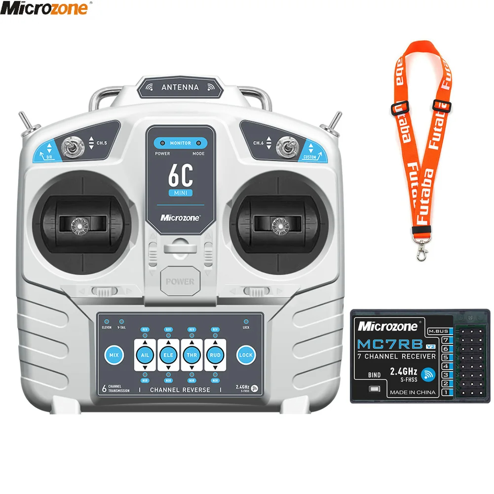 Drone Gimbal Controller - Transmissor Controlador MicroZone com Receptor, Sistema