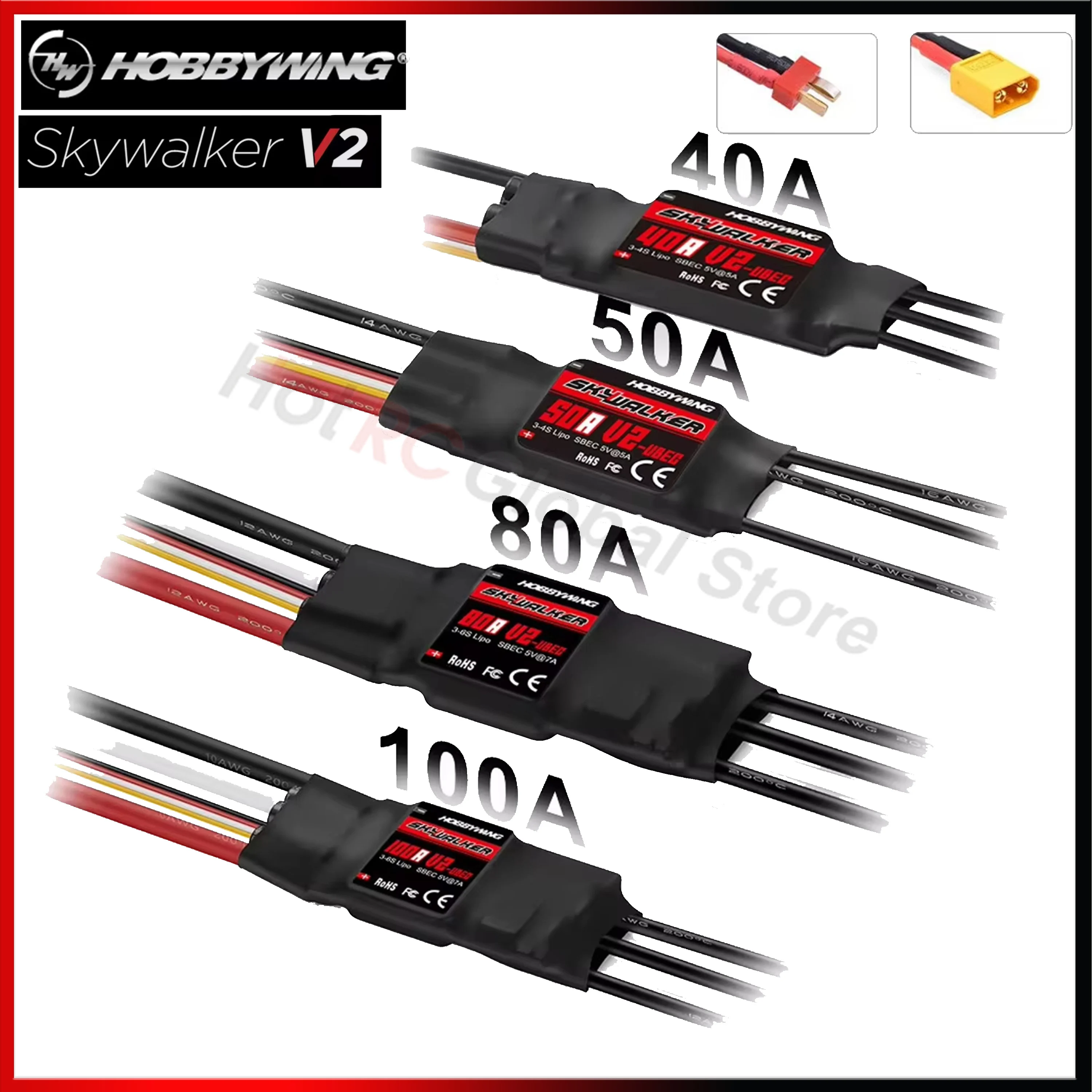 Drone Gimbal Controller - HOBBYWING-Controlador de velocidade Skywalker Brushless ESC