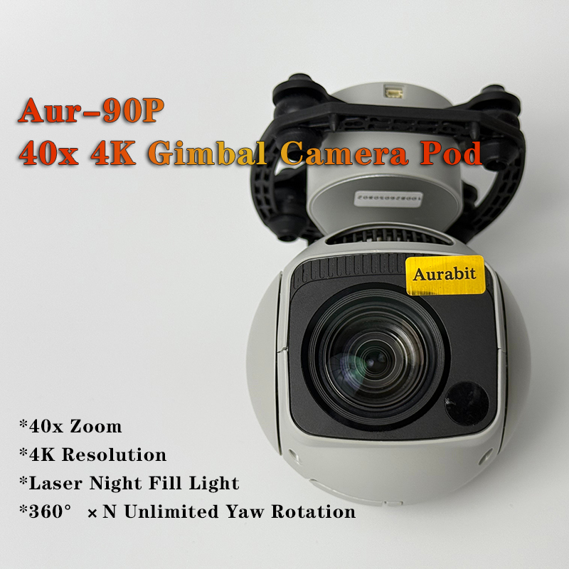 Drone Gimbal 3 Axis - Câmera Esférica 4K com Zoom Híbrido