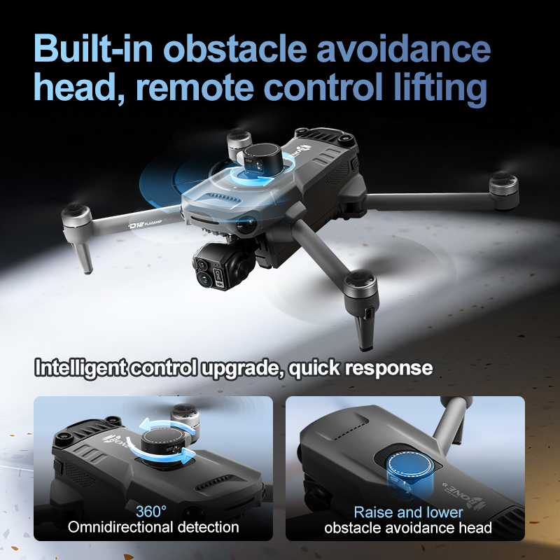 Drone RC Quadricóptero 8K com  - Drone Gimbal 3 Axis avaliação e preço