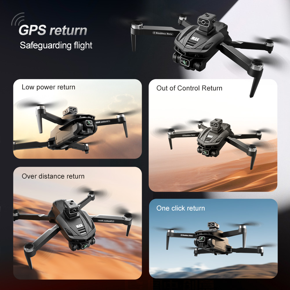 V168 PRO Max GPS Drone 8K Prof - Drone Gimbal Brushless avaliação e preço