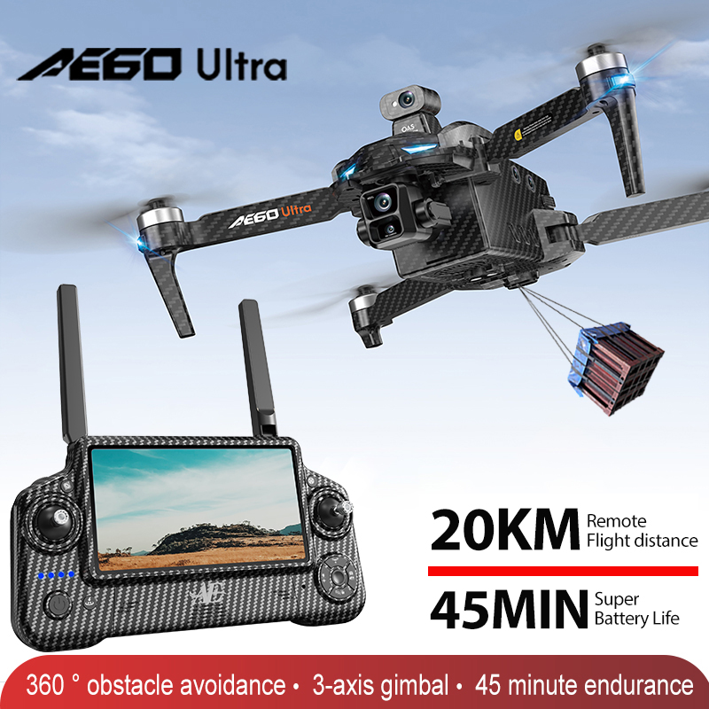 Ae60 gps drone profissional 8k - Drone Gimbal Brushless avaliação e preço