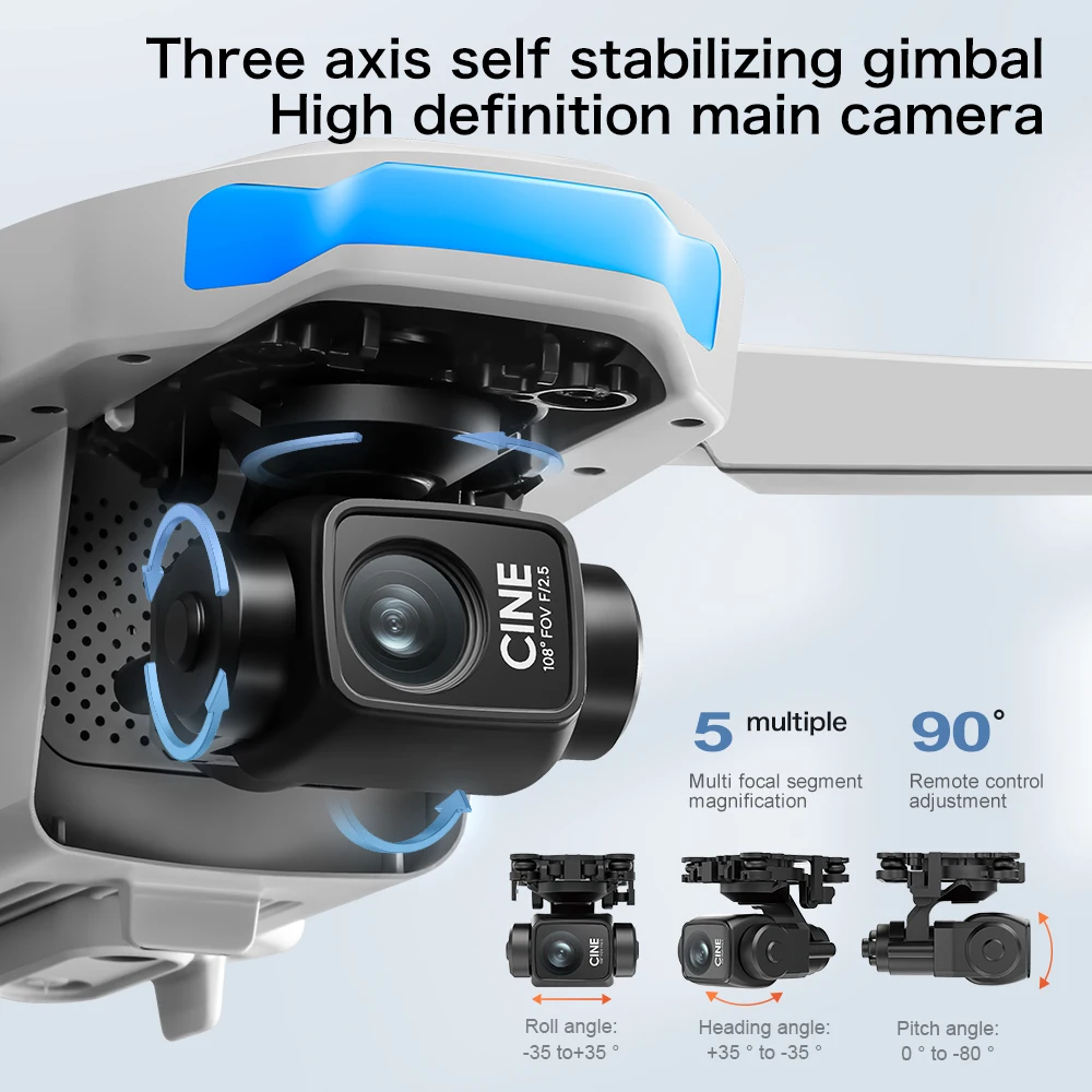Drone GPS Lenovo S-X1 MAX com  - Drone Gimbal 3 Axis avaliação e preço