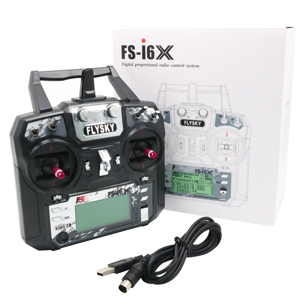 Flysky FS-i6X fs i6x 10ch 2.4g - Drone Gimbal Controller avaliação e preço
