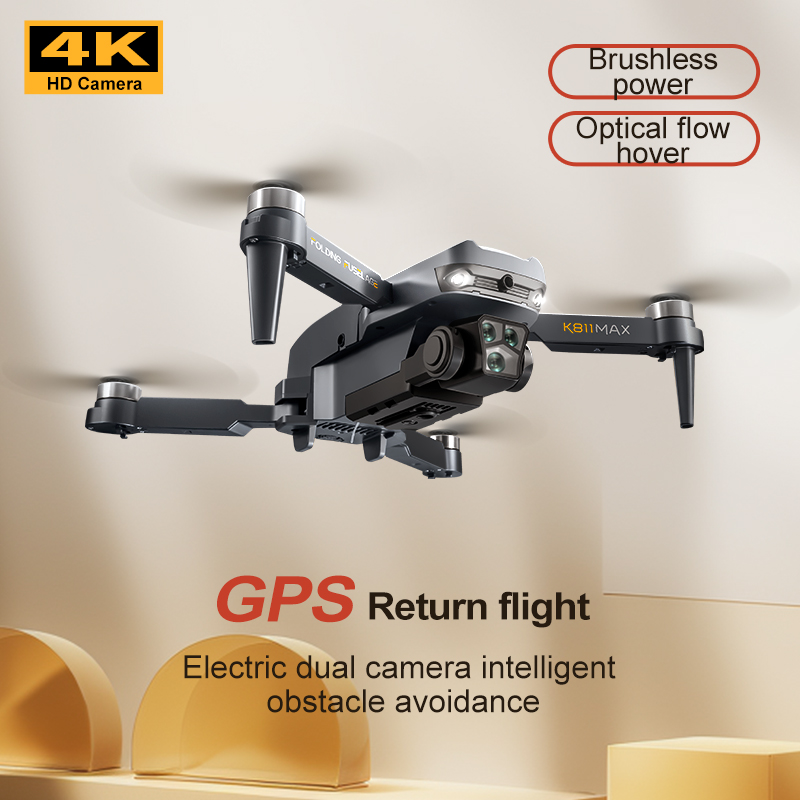 Drone quadricóptero K811MAX: s - Drone Gimbal Brushless avaliação e preço