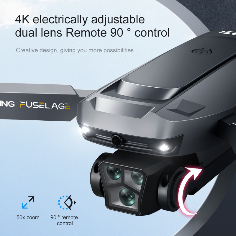 Drone quadricóptero K811MAX: s - Drone Gimbal Brushless avaliação e preço