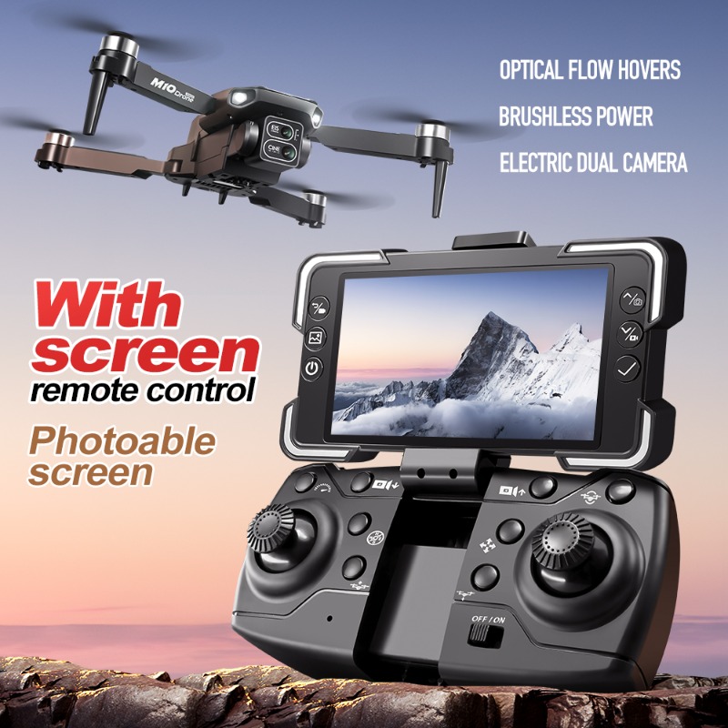 Drone com Câmera M10, Controle - Drone Gimbal 2 Axis avaliação e preço